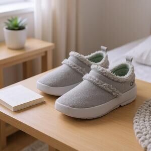 OOFOS Gray Women's Flats & Loafers